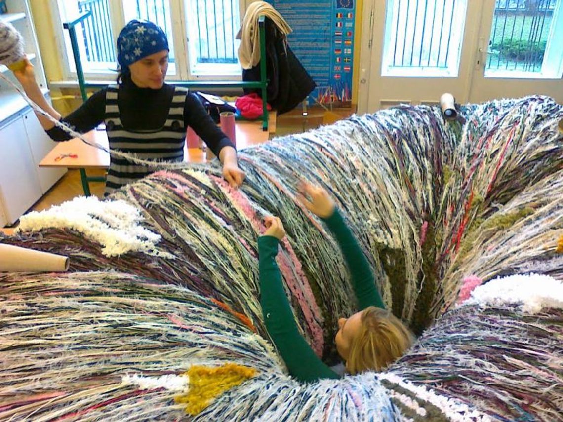 Olbrzym z włóczki już gotowy Olbrzym z włóczki już gotowy