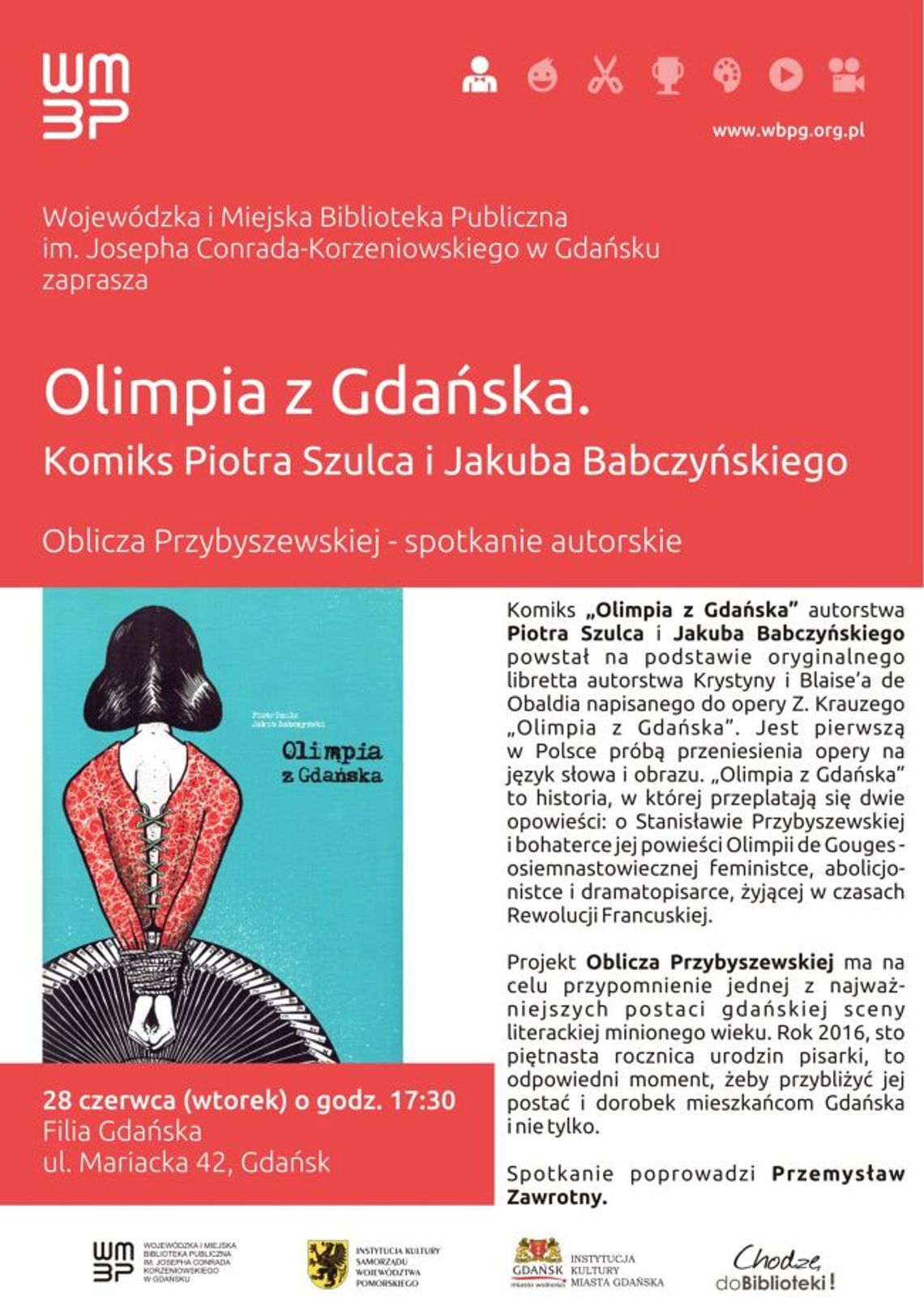 Olimpia z Gdańska - spotkanie z Twórcami komiksu Olimpia z Gdańska - spotkanie z Twórcami komiksu