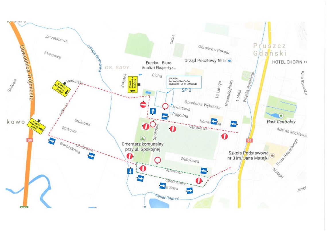 Organizacja ruchu drogowego na Wszystkich Świętych Organizacja ruchu drogowego na Wszystkich Świętych