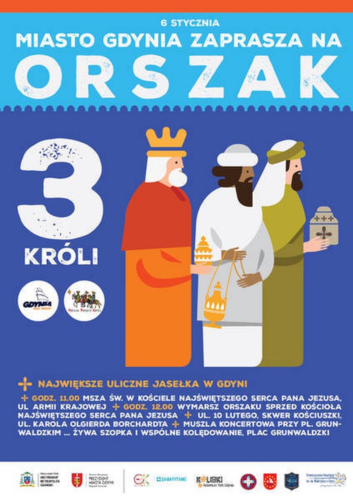 Orszak Trzech Króli przejdzie ulicami Gdyni Orszak Trzech Króli przejdzie ulicami Gdyni