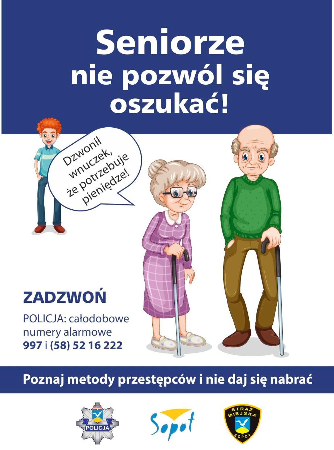 Ostrzeżmy naszych rodziców i dziadków! Oszuści nadal wyłudzają od nich pieniądze metodą „na policjanta”! Ostrzeżmy naszych rodziców i dziadków! Oszuści nadal wyłudzają od nich pieniądze metodą „na policjanta”!