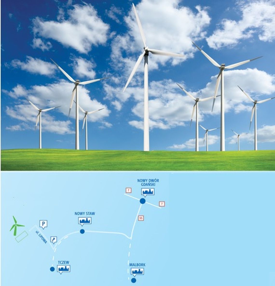 Otwarcie farmy wiatrowej w gminie Nowy Staw Otwarcie farmy wiatrowej w gminie Nowy Staw