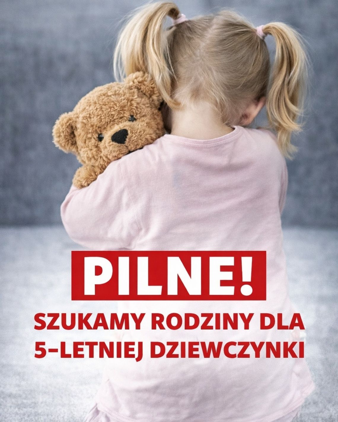 PCPR pilnie poszukuje rodziny dla 5-letniej dziewczynki