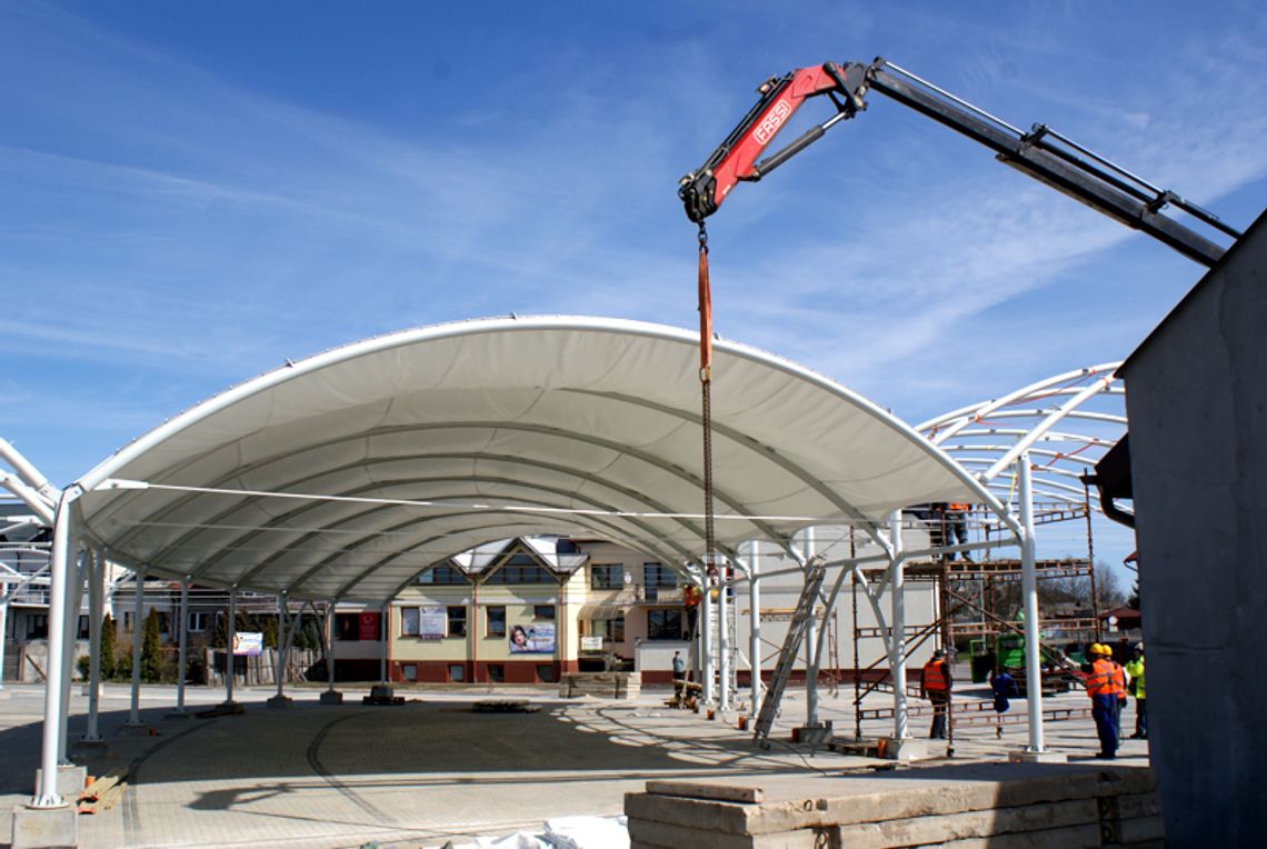 Pelplińskie targowisko coraz bliżej ukończenia