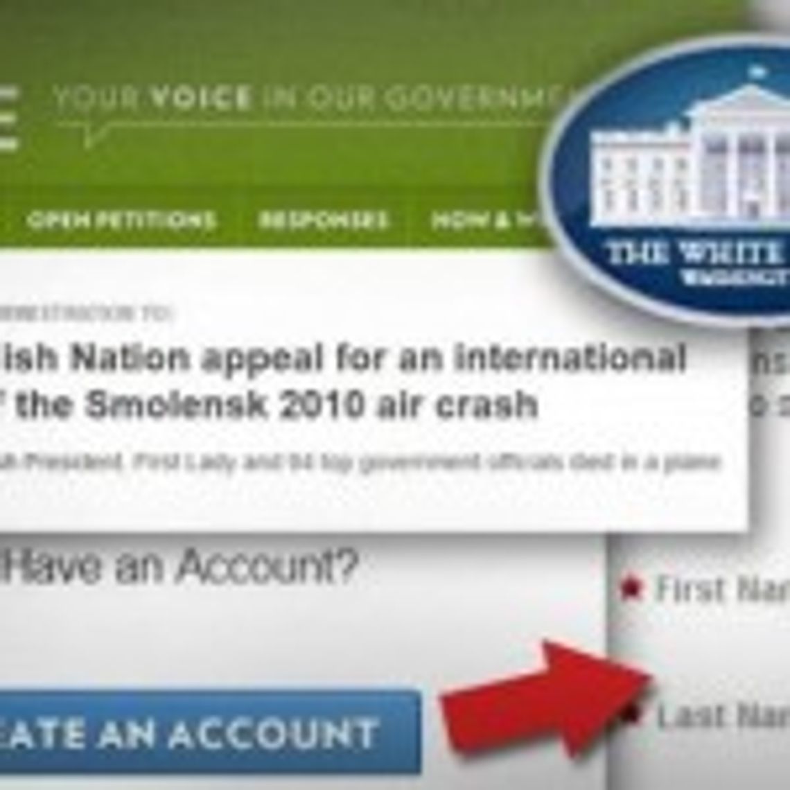 Petycja o powołanie międzynarodowej komisji badającej katastrofę smoleńską Petycja o powołanie międzynarodowej komisji badającej katastrofę smoleńską