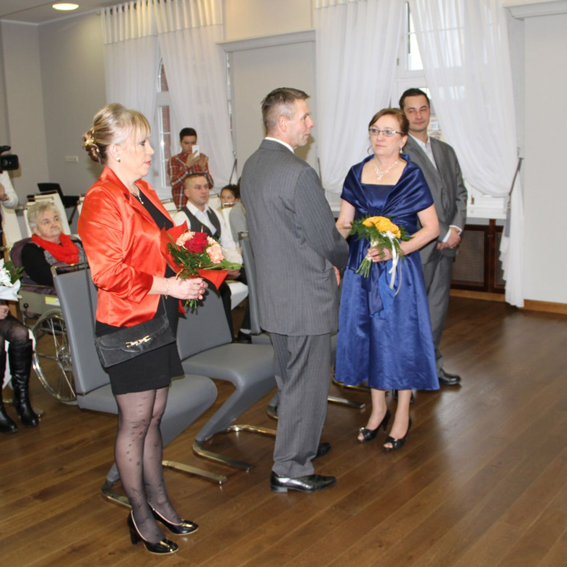 Pierwsza uroczystość w nowej sali ślubów! Pierwsza uroczystość w nowej sali ślubów!