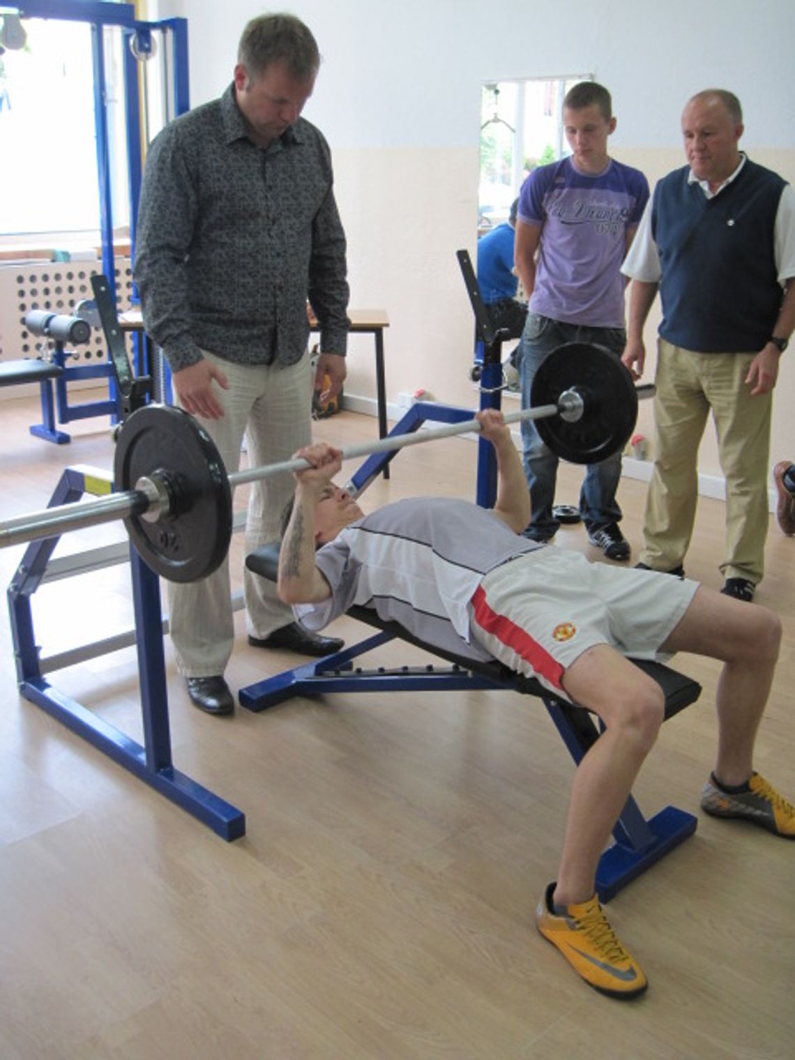 Pierwsze mistrzostwa gimnazjalistów w siłowanie na rękę i wyciskaniu sztangi Pierwsze mistrzostwa gimnazjalistów w siłowanie na rękę i wyciskaniu sztangi