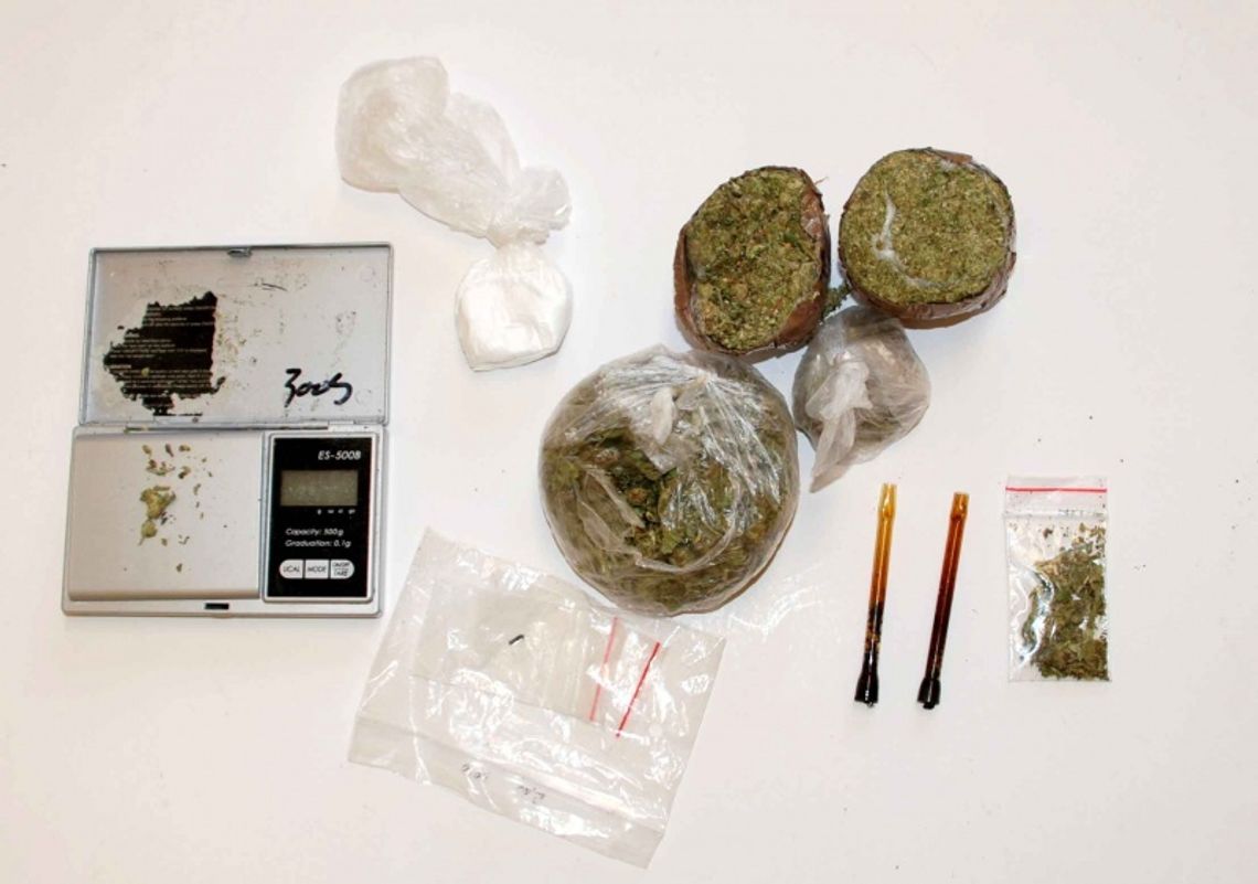 Pies wyniuchał w piecu narkotyki Pies wyniuchał w piecu narkotyki