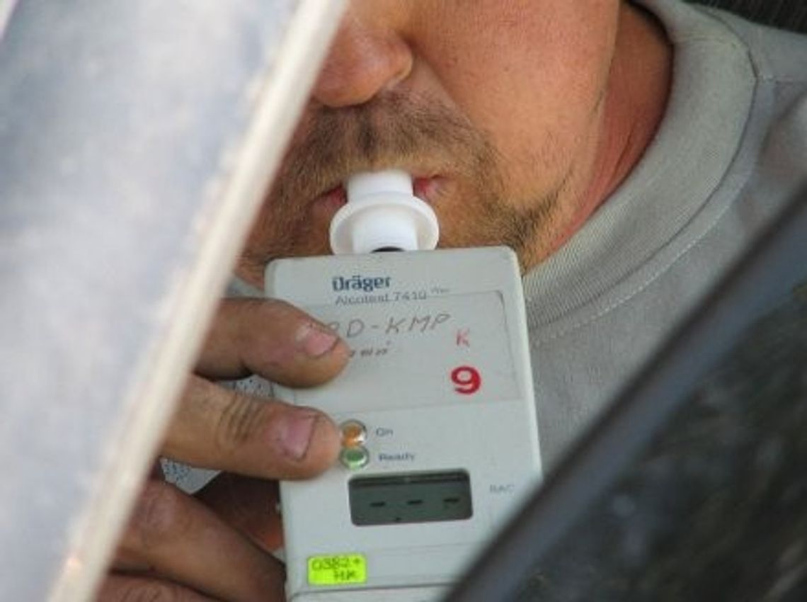 Pijany chciał uciec policjantom