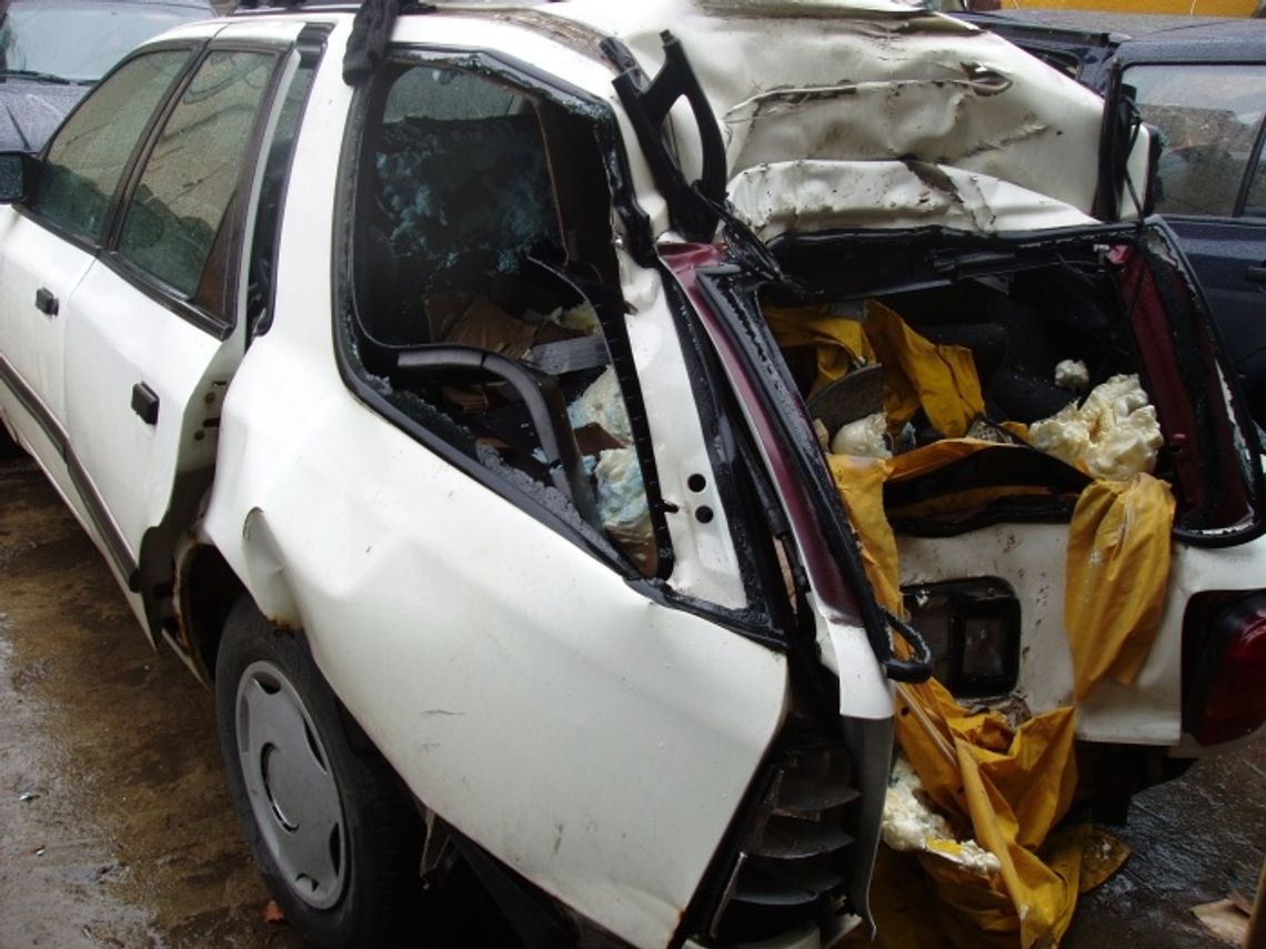 Pijany kierowca chciał uciec z miejsca wypadku