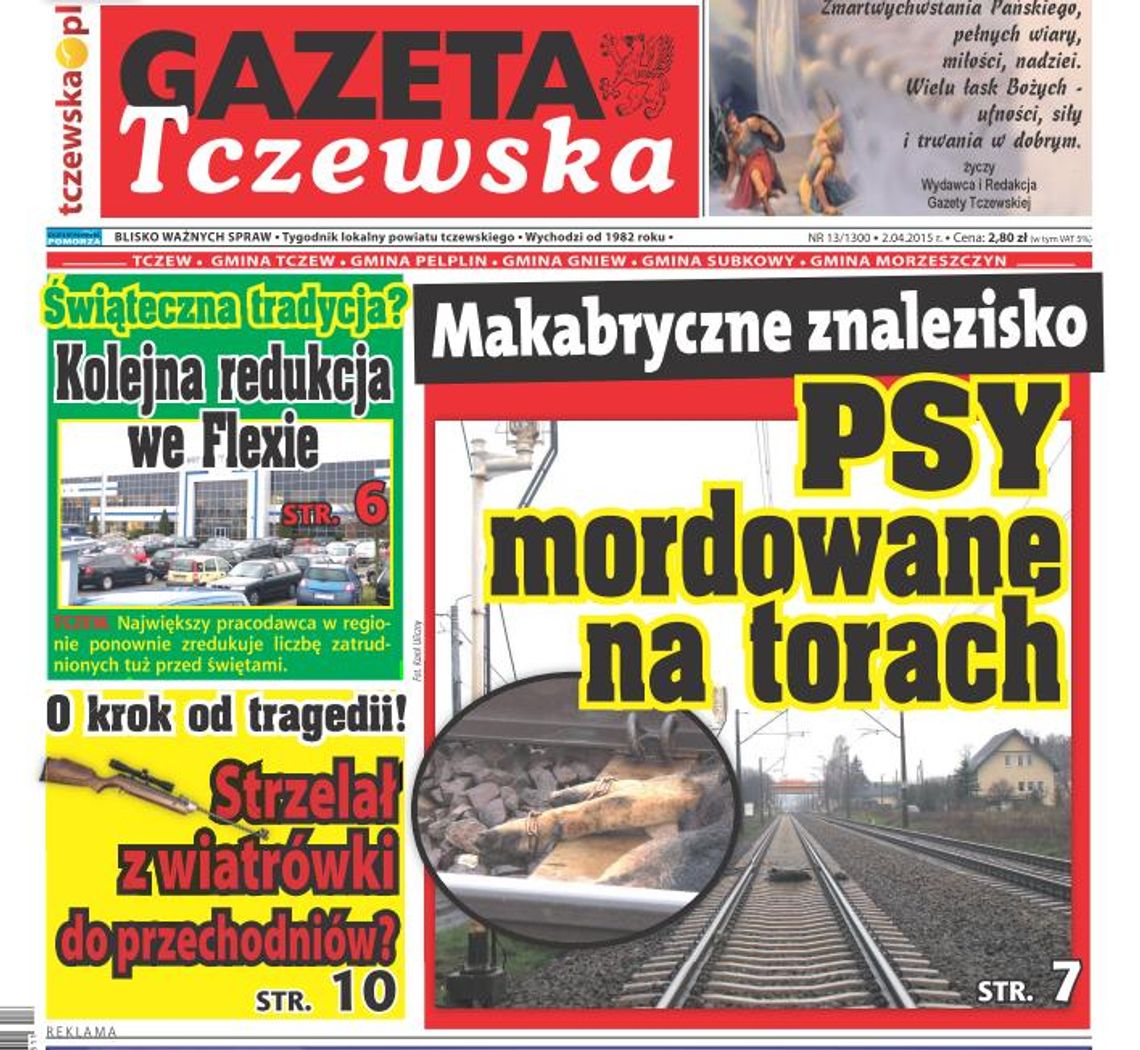 PILNE. Makabryczne odkrycie. Psy zamordowane na torach