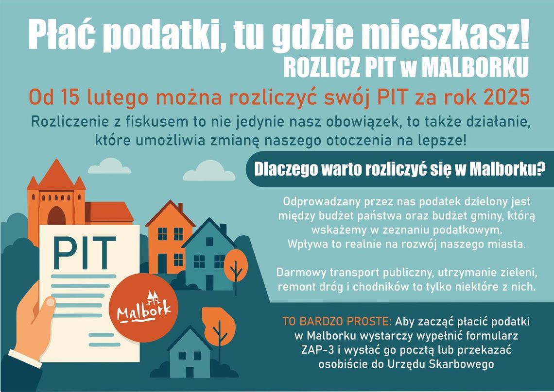 Płać podatki, tu gdzie mieszkasz!