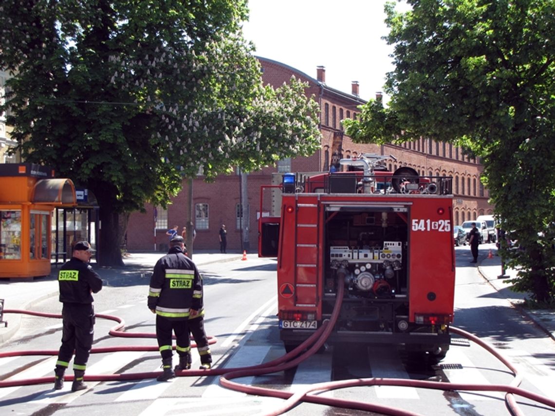 Płonęły trawy w Śliwinach Płonęły trawy w Śliwinach