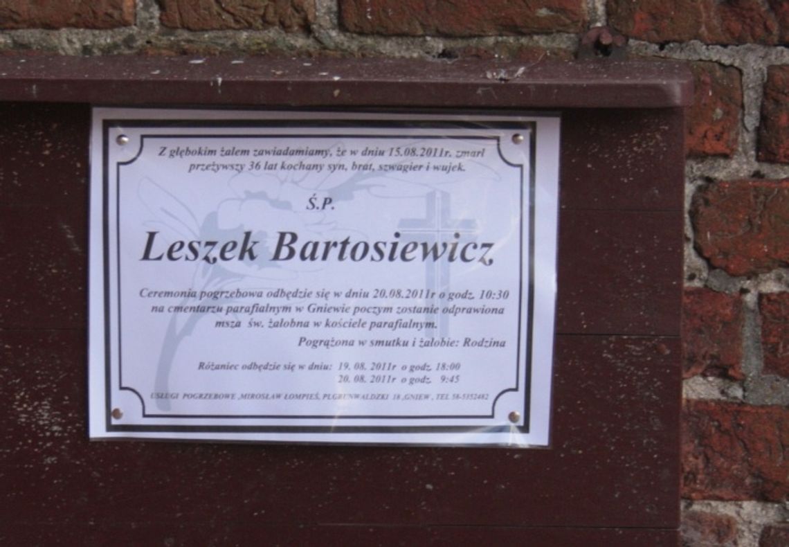 Pobity i skopany na śmierć - szok po tragedii na ulicach Gniewa. Apel o pomoc do świadków zdarzenia Pobity i skopany na śmierć - szok po tragedii na ulicach Gniewa. Apel o pomoc do świadków zdarzenia
