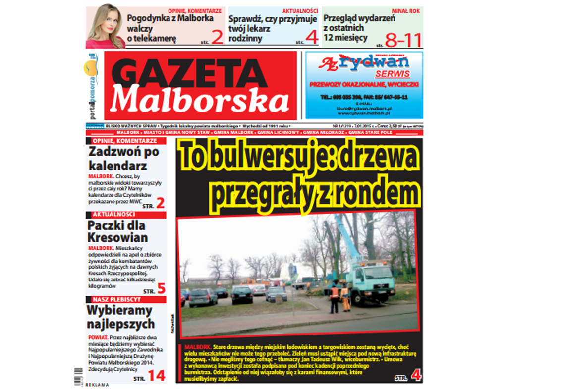 Podsumuj 2014 rok z Gazetą Malborską Podsumuj 2014 rok z Gazetą Malborską
