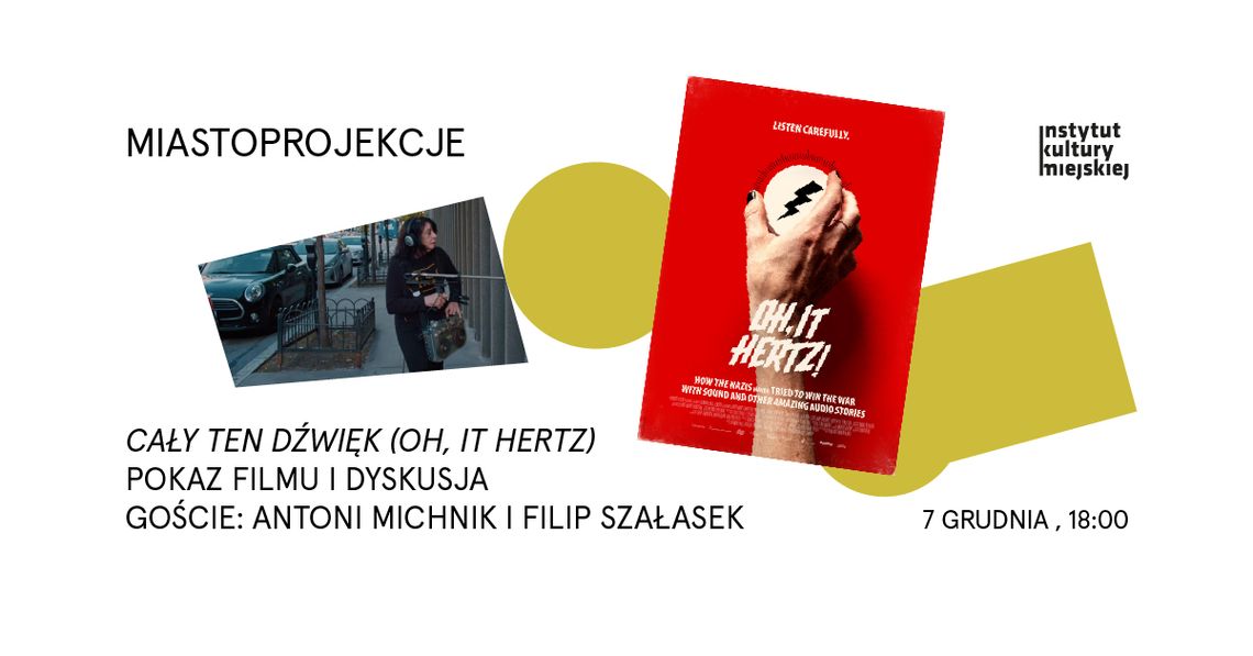 Pokazy filmowe i dyskusje - Miastoprojekcje wracają do IKM