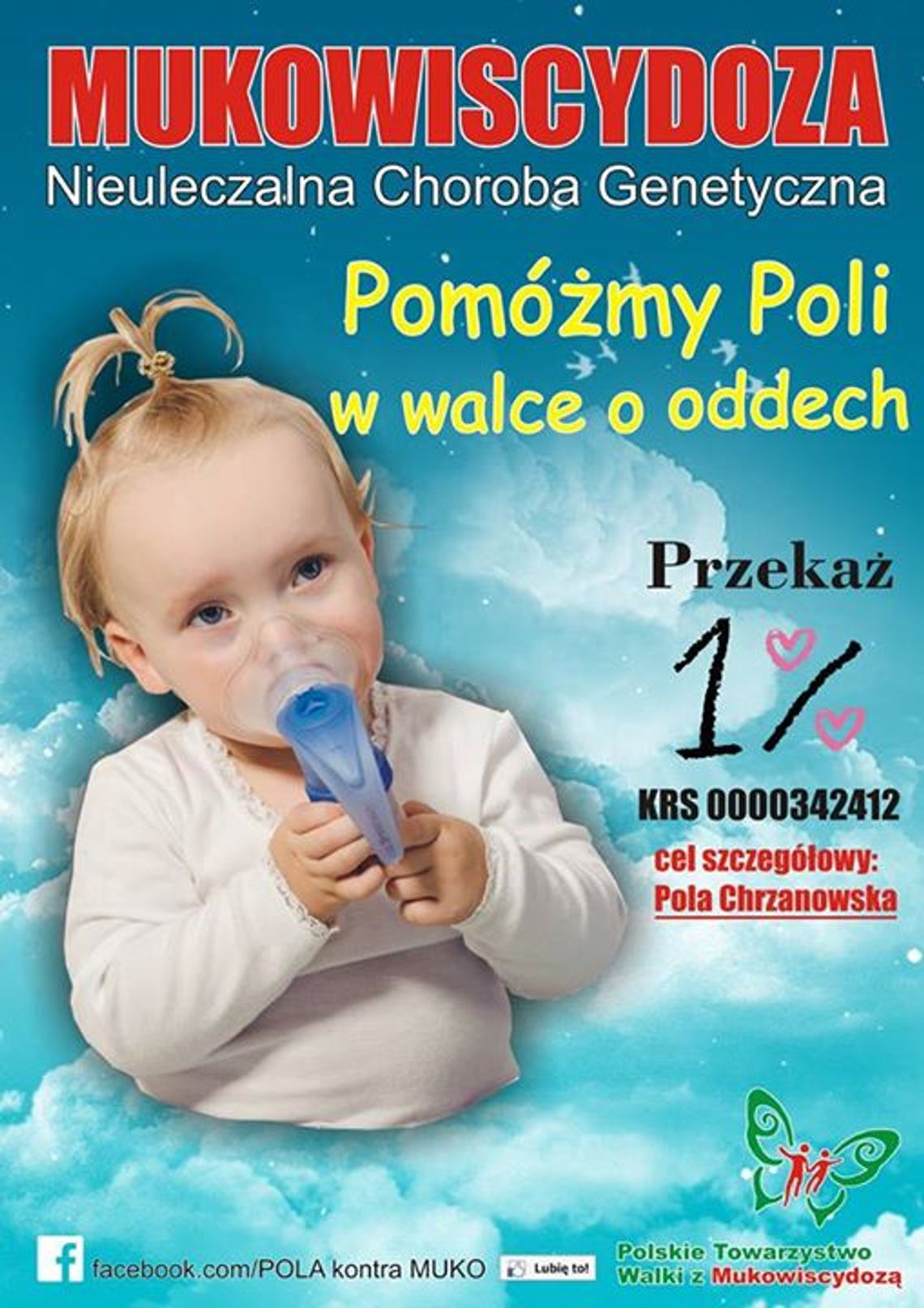 POLA kontra MUKO. Życiowa batalia 1,5-rocznej tczewianki