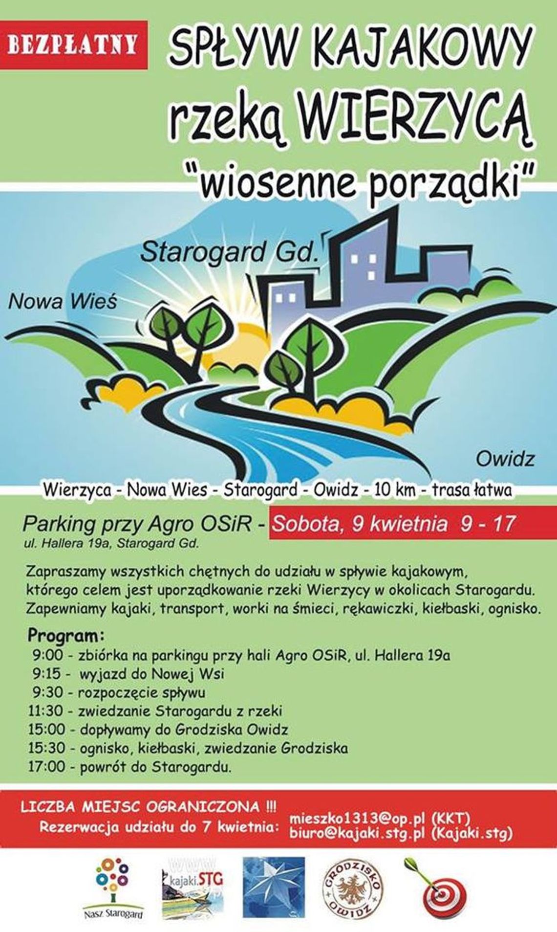 Połącz przyjemne z pożytecznym! Spływ kajakowy ze sprzątaniem Wierzycy Połącz przyjemne z pożytecznym! Spływ kajakowy ze sprzątaniem Wierzycy