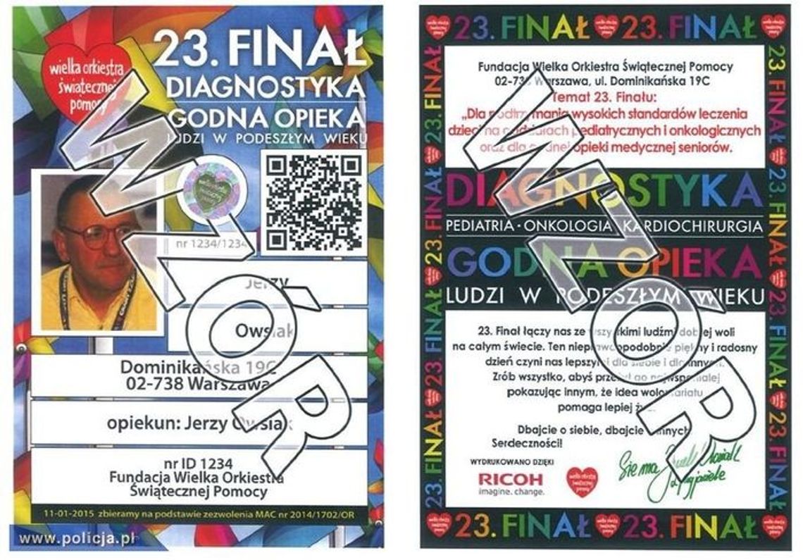 Policja zwraca uwagę na bezpieczeństwo podczas 23. finału WOŚP Policja zwraca uwagę na bezpieczeństwo podczas 23. finału WOŚP