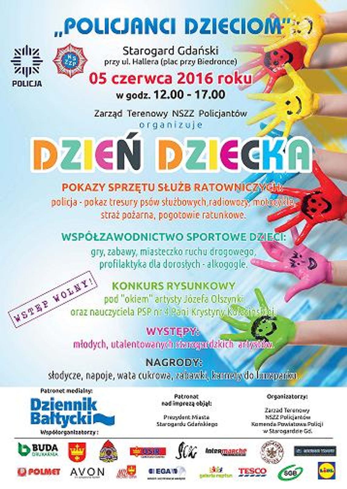 Policjanci dzieciom. Otwarty dzień dziecka dla mieszkańców powiatu