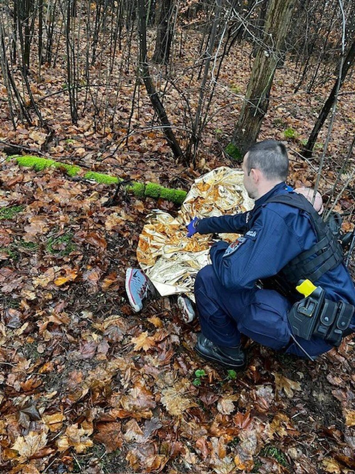 Policjanci z patrolówki znaleźli się w odpowiednim miejscu i czasie