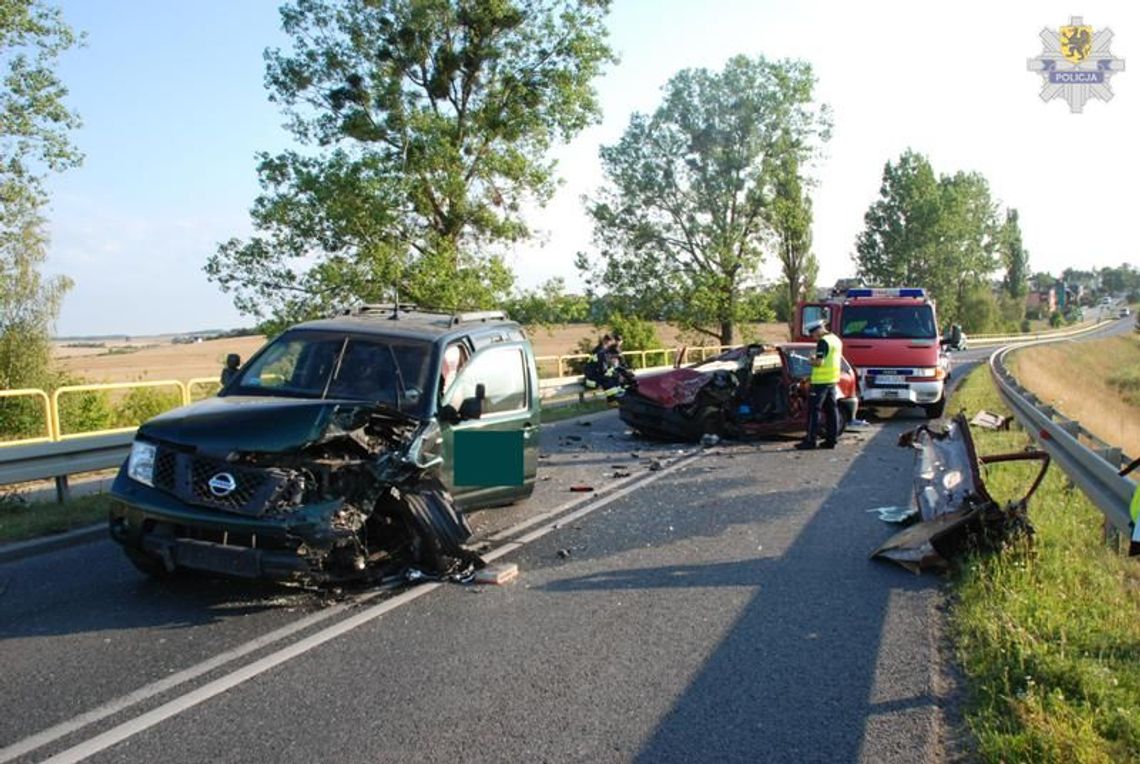 Policjanci zabezpieczali miejsca wypadków drogowych