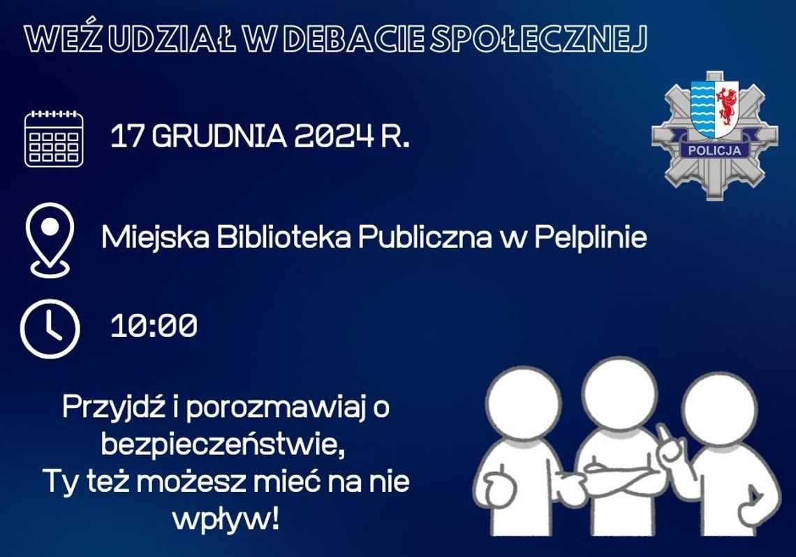 Policjanci zapraszają na debatę