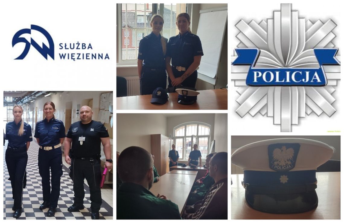 Policjantki z Tczewa edukowały osadzonych w Areszcie Śledczym