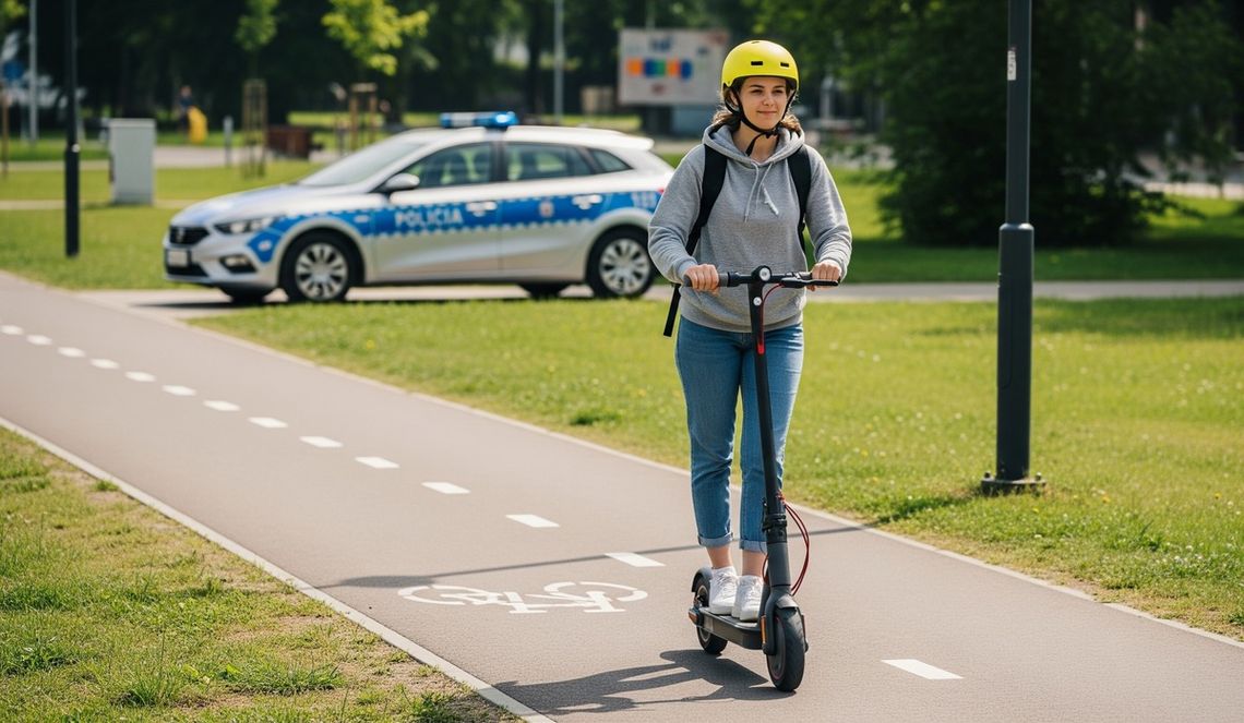Policyjne działania prewencyjne „Hulajnogi elektryczne” – razem dbajmy o bezpieczeństwo Policyjne działania prewencyjne „Hulajnogi elektryczne” – razem dbajmy o bezpieczeństwo