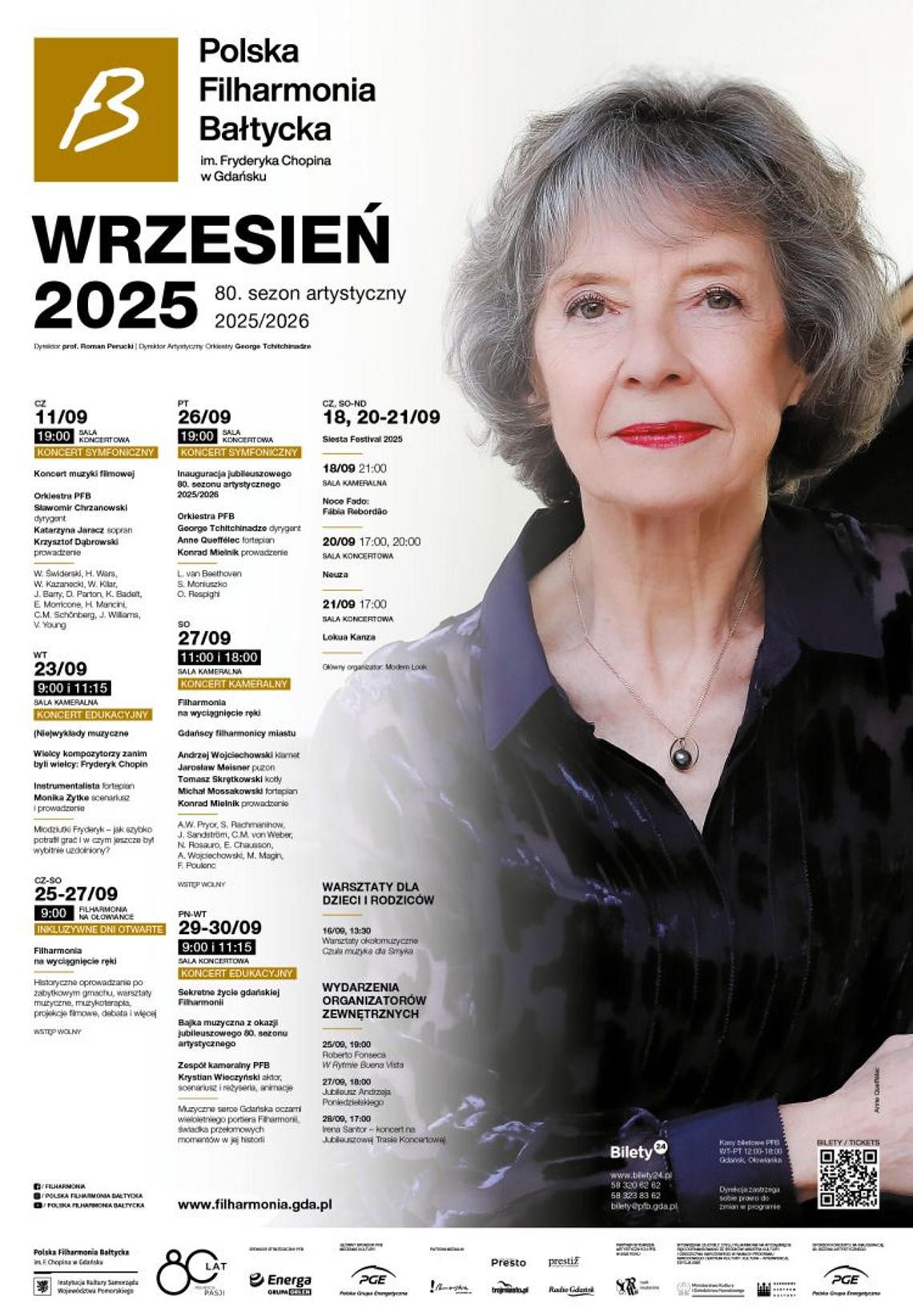 Polska Filharmonia Bałtycka im. Fryderyka Chopina w Gdańsku zaprasza na koncerty symfoniczne i wydarzenia we wrześniu 2025