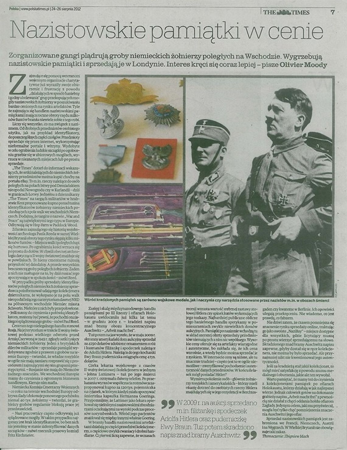 Polskie orzełki jako nazistowskie pamiątki w „Polsce”. Wydawca z kapitałem niemieckim bulwersuje Polskie orzełki jako nazistowskie pamiątki w „Polsce”. Wydawca z kapitałem niemieckim bulwersuje