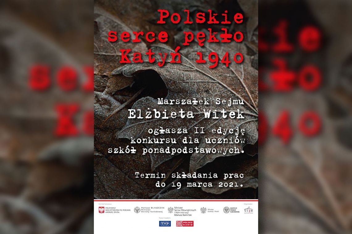 „Polskie serce pękło. Katyń 1940”. II edycja konkursu 