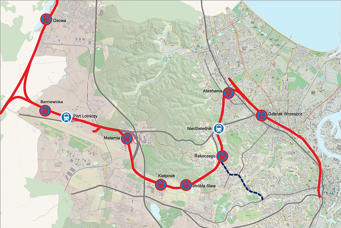 Pomorska Kolej Metropolitalna.  Nowa trasa za miliony