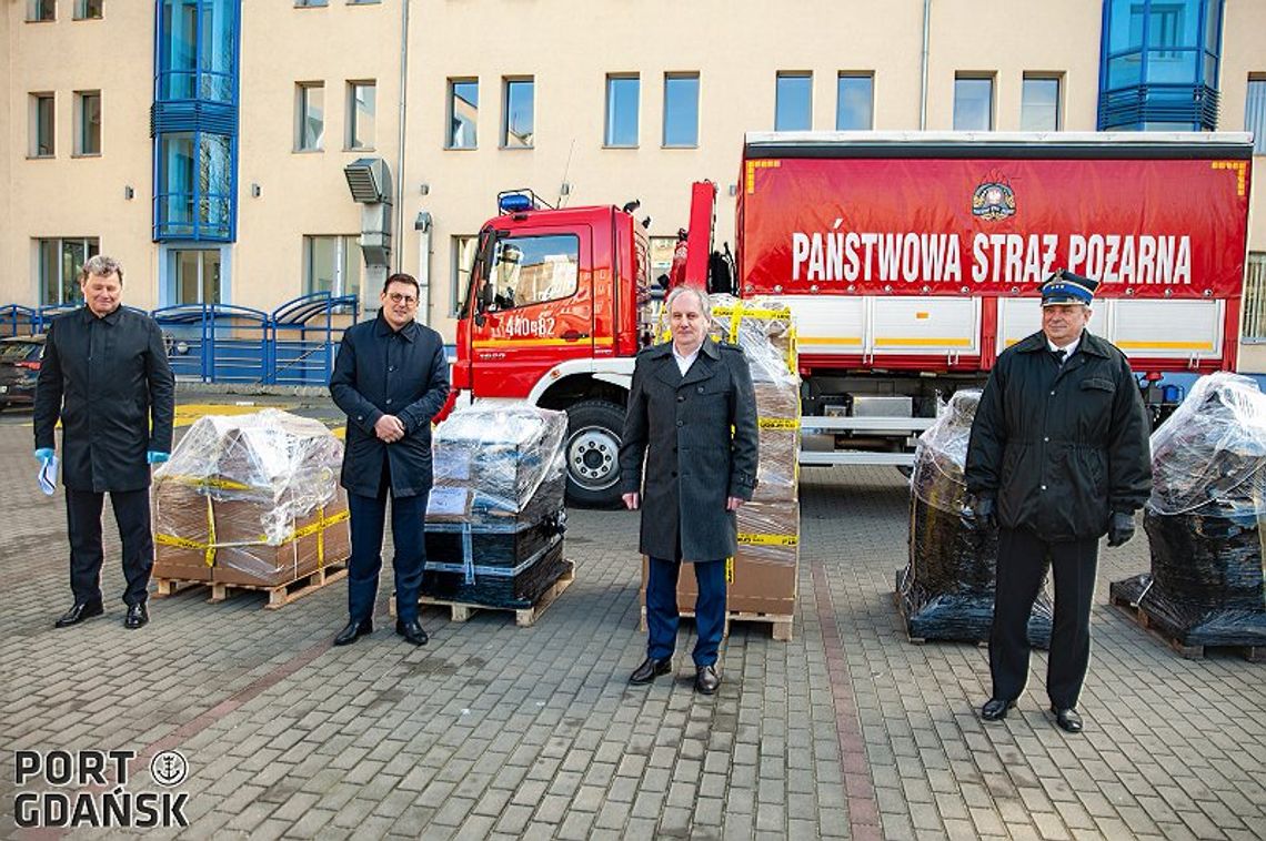 Port Gdańsk także aktywnie wspiera walkę z koronawirusem