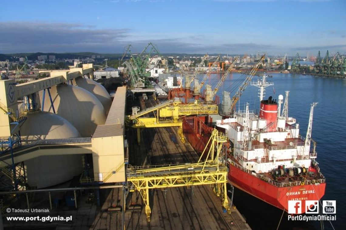 Port Gdynia notuje rekordową dynamikę wzrostu przeładunków 