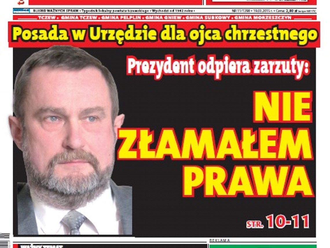 Posada w Urzędzie dla ojca chrzestnego. Prezydent odpiera zarzuty Posada w Urzędzie dla ojca chrzestnego. Prezydent odpiera zarzuty