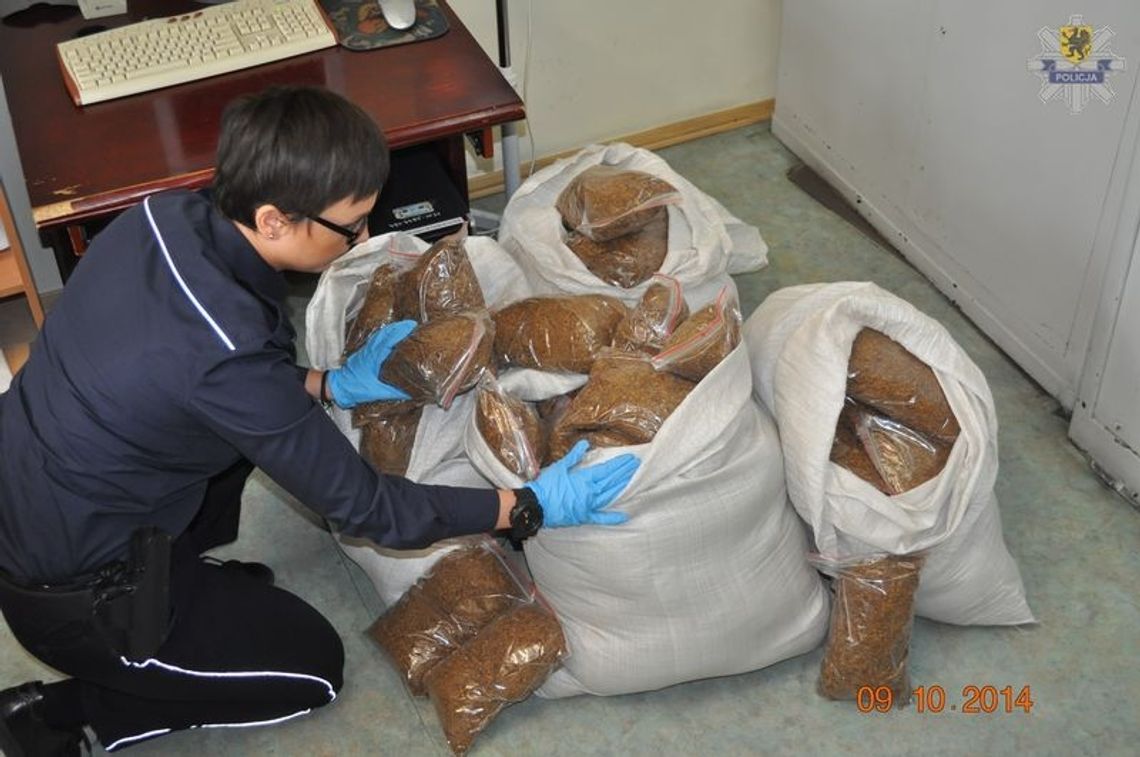 Posiadał w domu 60 kg tytoniu 