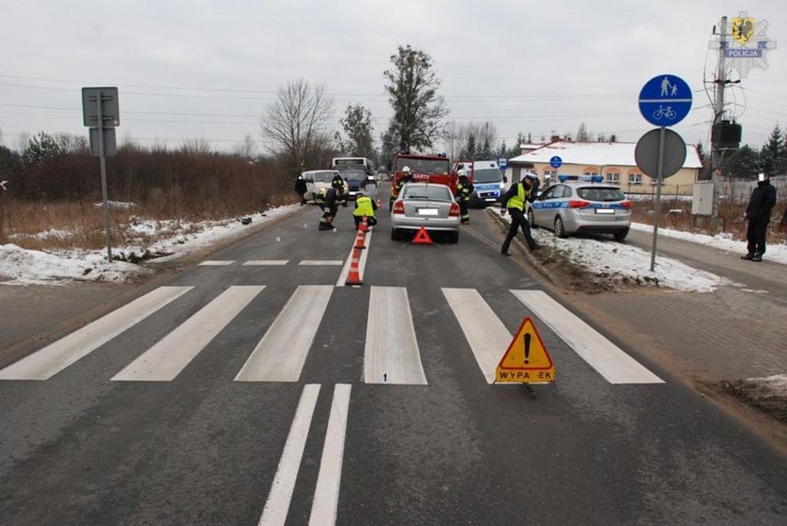 Potrącenie 26-latki w Lublewie Potrącenie 26-latki w Lublewie