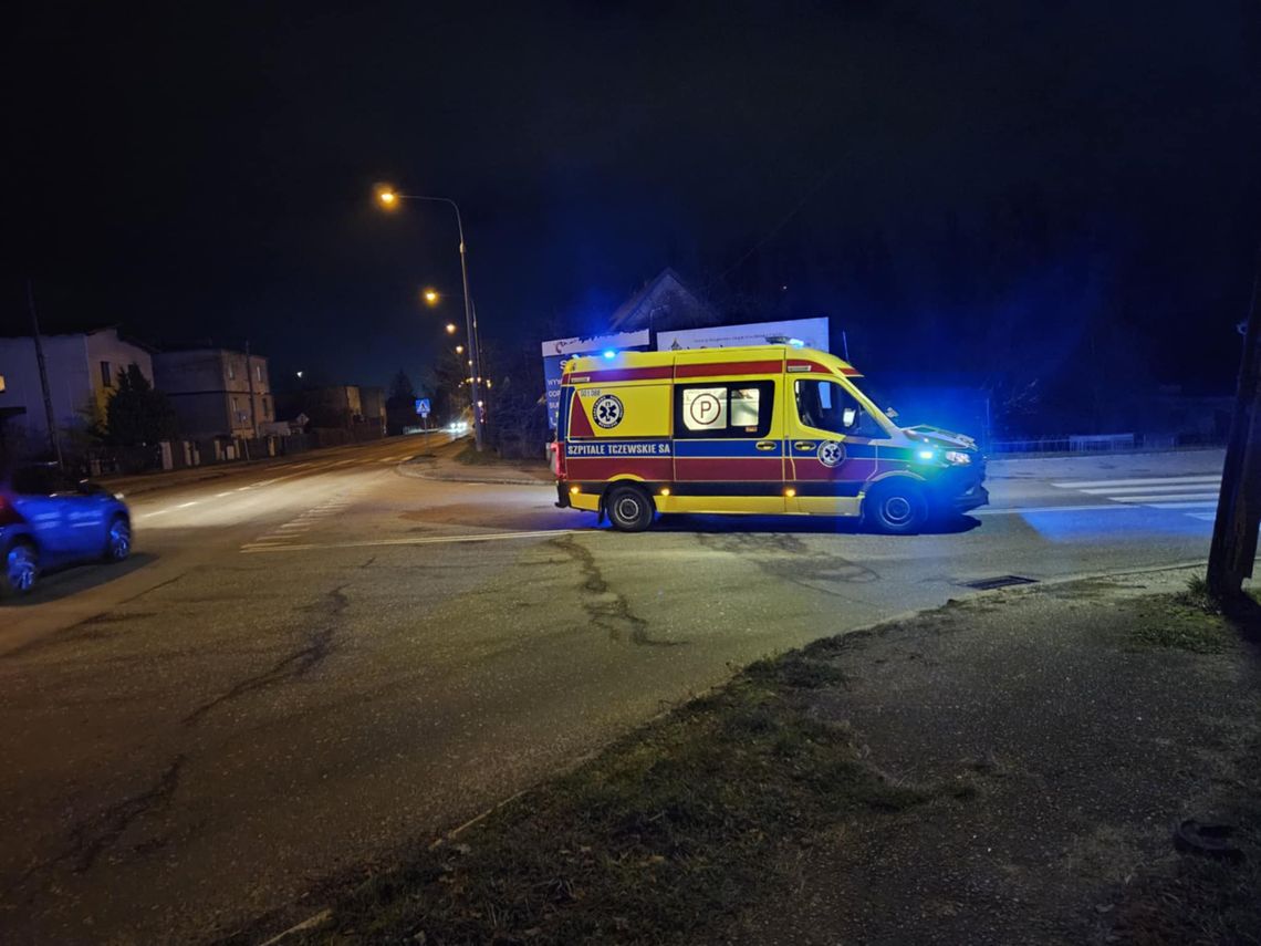 Potrącenie pieszego na ulicy Derdowskiego. Poszkodowany trafił do szpitala