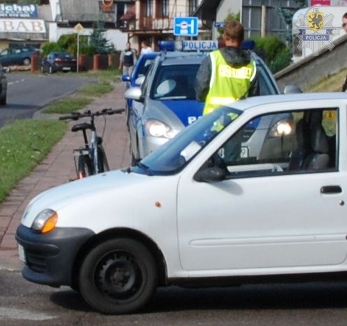 Potrącenie rowerzystki na ul. Kartuskiej