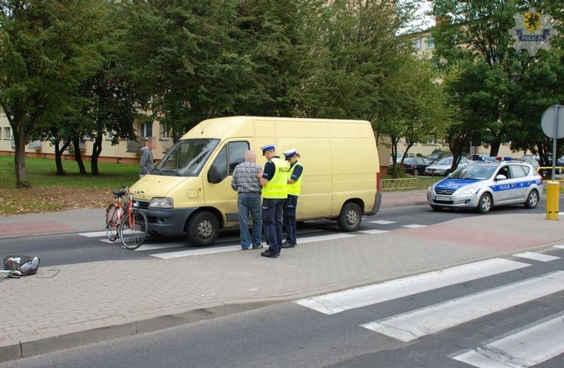 Potrącenie rowerzystki na ul. Młodzieżowej