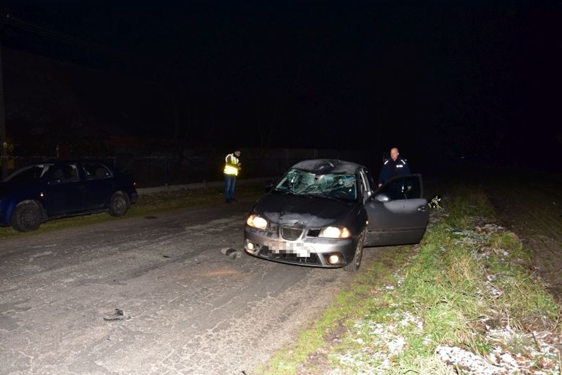 Potrącenie rowerzysty w Silnie