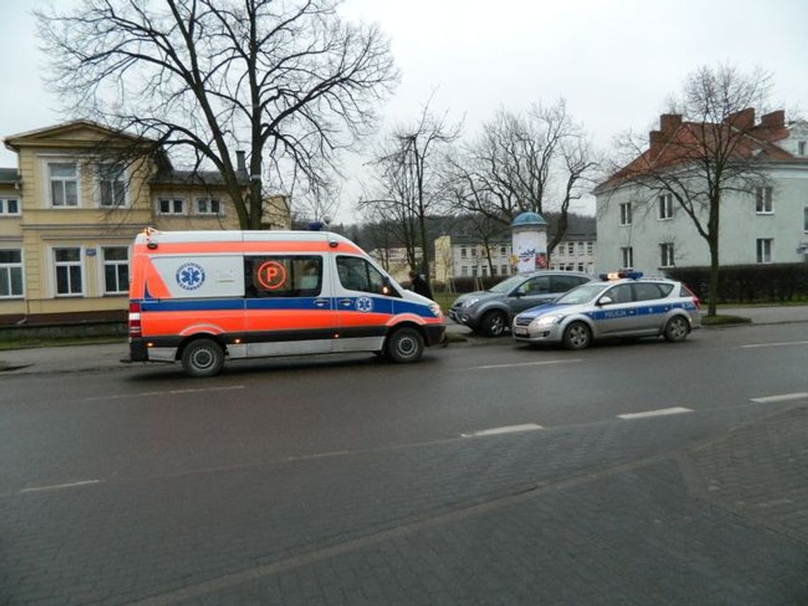 Potrącony na jezdni 