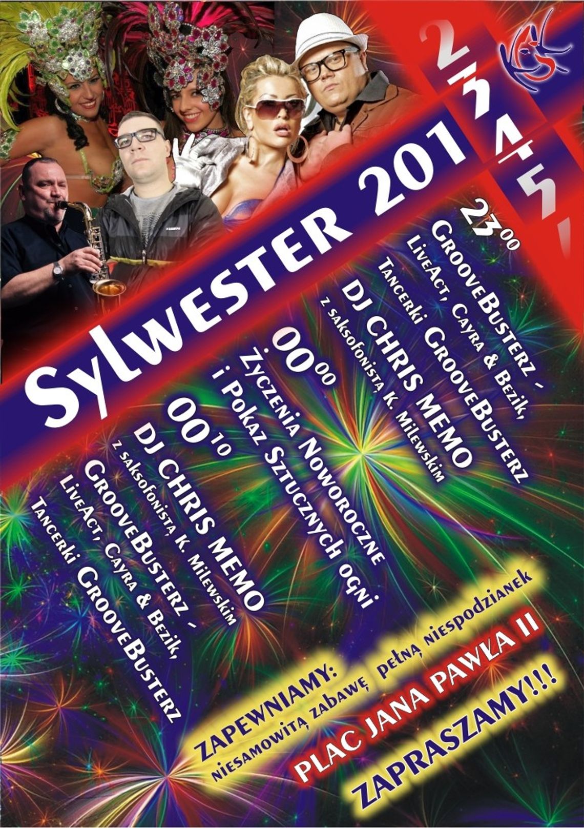 Powitaj nowy rok przed teatrem Powitaj nowy rok przed teatrem