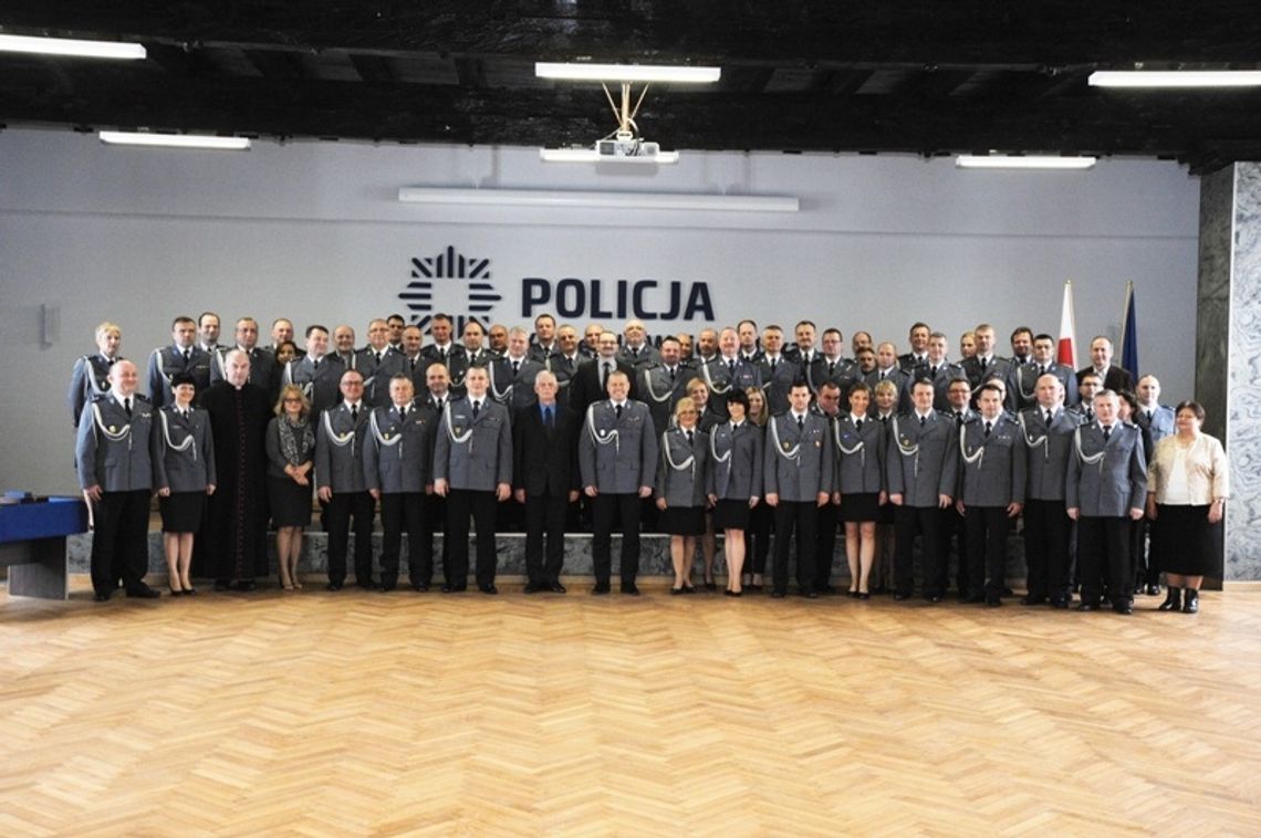 Powitanie nowgo Komendanta Wojewódzkiego Policji w Gdańsku