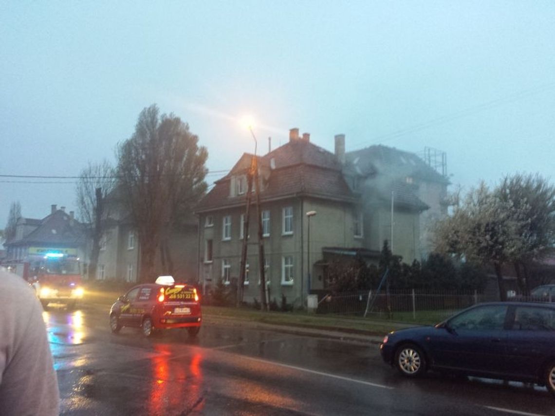 Pożar przy Gdańskiej 19 w Tczewie