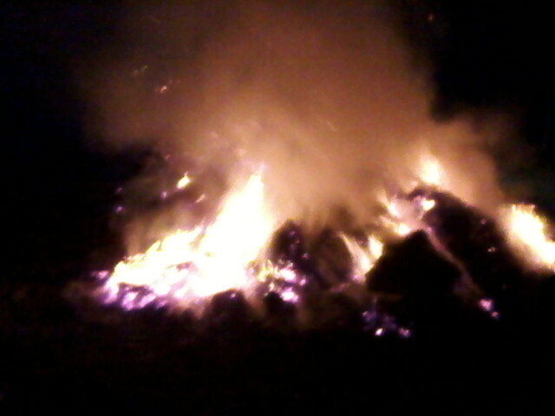 Pożar stogu słomy w Turzu. To już drugi raz w tygodniu! Pożar stogu słomy w Turzu. To już drugi raz w tygodniu!