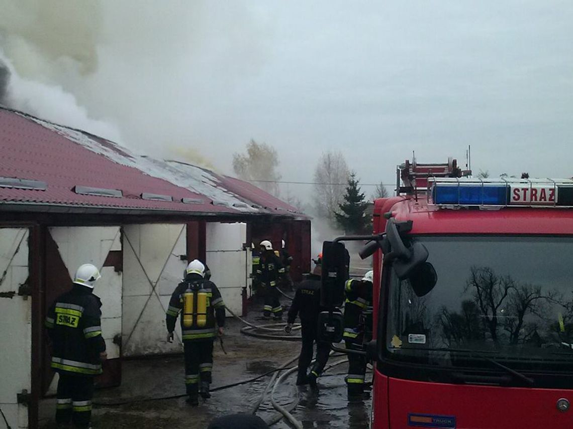 Pożar w centrum miasta