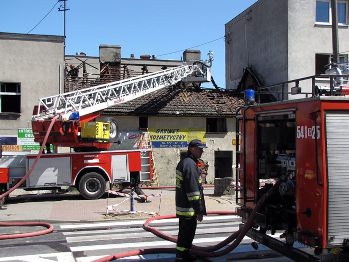 Pożar w centrum miasta – ewakuacja przychodni Pożar w centrum miasta – ewakuacja przychodni