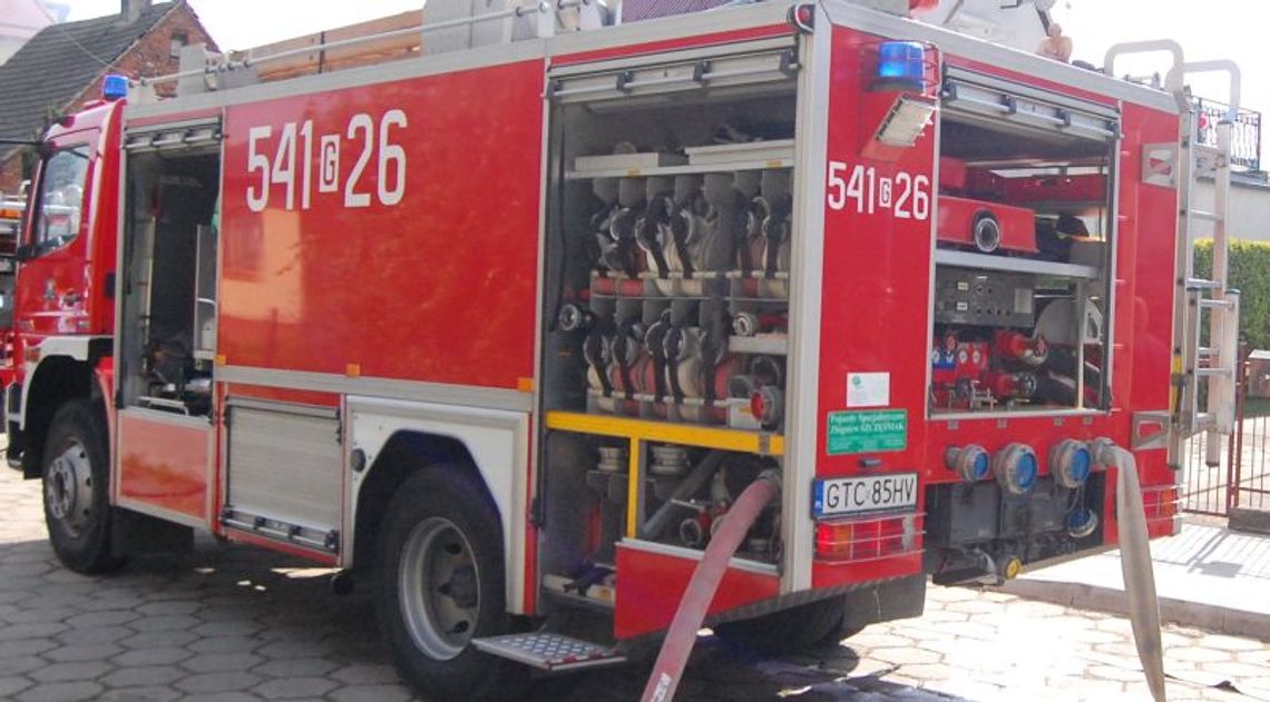 Pożar w domu jednorodzinnym na ul. Bałdowskiej